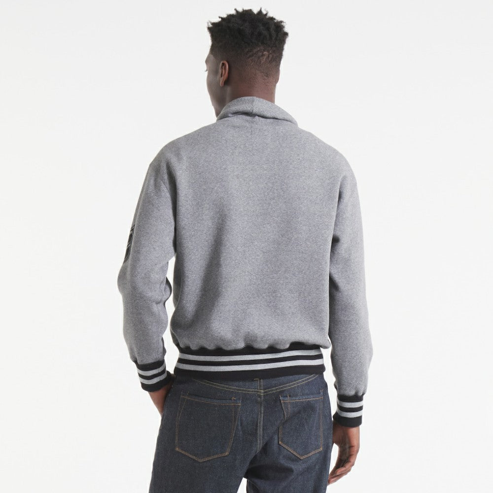 Utah Mammoth Todd Snyder by Fanatics Relaxed Canadian Fleece Turtleneck Dark Heather Gray
