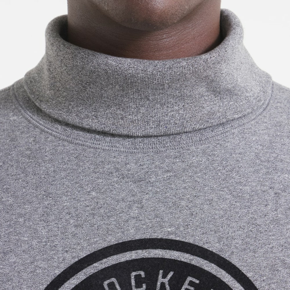 Utah Mammoth Todd Snyder by Fanatics Relaxed Canadian Fleece Turtleneck Dark Heather Gray