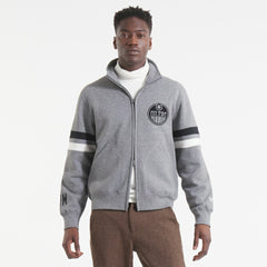 Edmonton Oilers Todd Snyder by Fanatics Full-Zip Fleece Dark Heather Gray