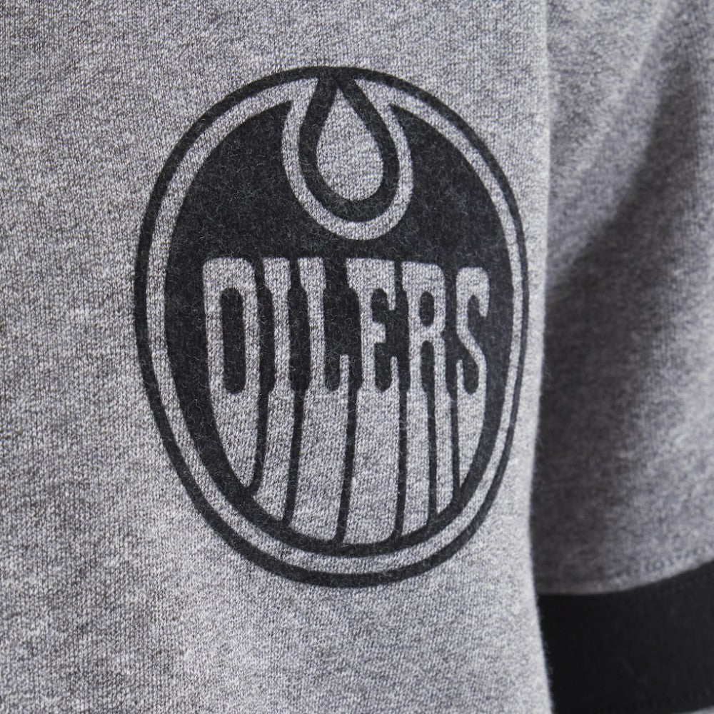 Edmonton Oilers Todd Snyder by Fanatics Full-Zip Fleece Dark Heather Gray