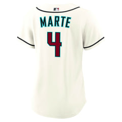 Ketel Marte Arizona Diamondbacks Women's Home Replica Jersey - Cream