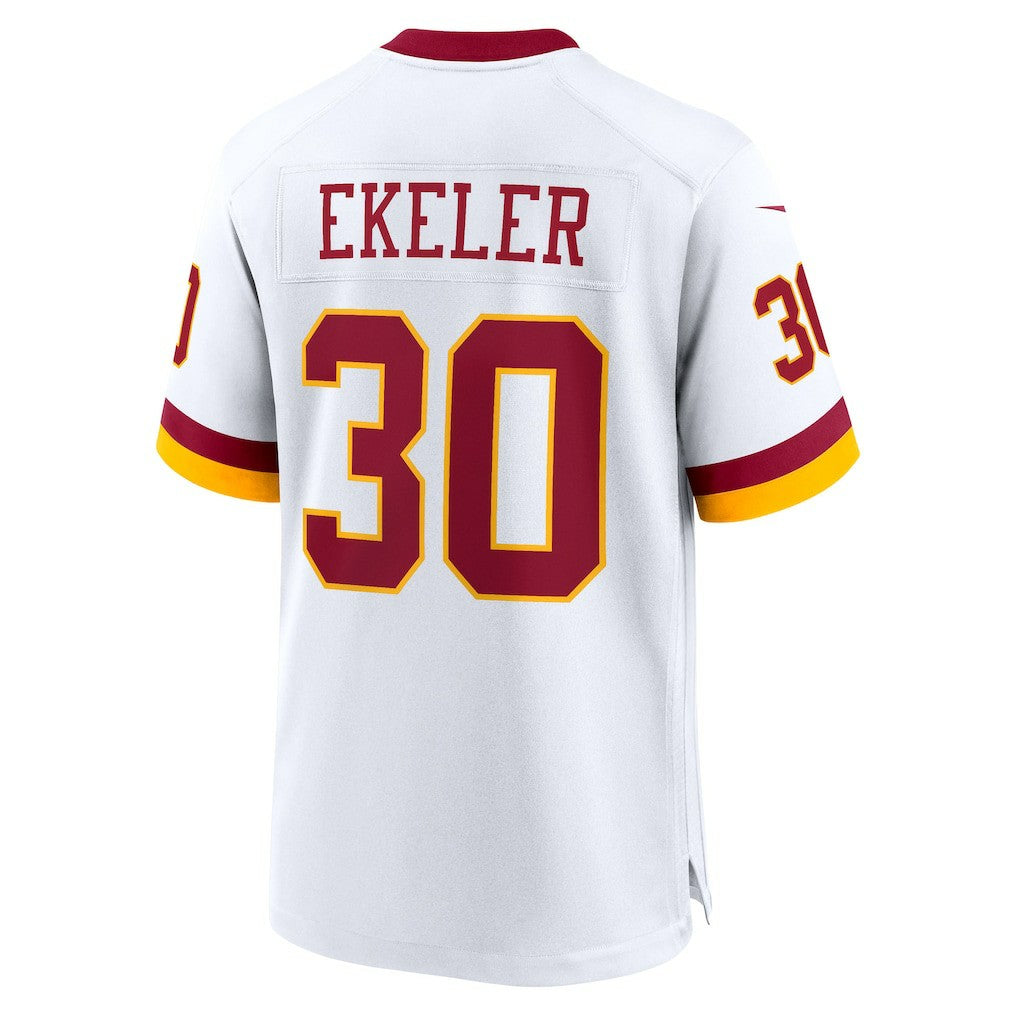 Austin Ekeler Washington Commanders Game Super Bowl Era Jersey - White