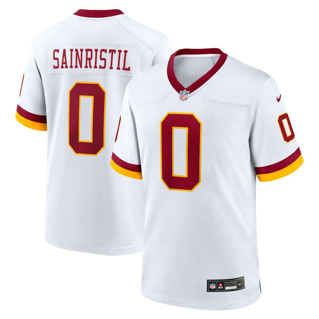 Mike Sainristil Washington Commanders Game Super Bowl Era Jersey - White
