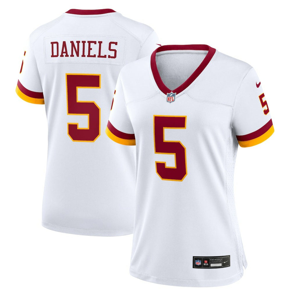 Jayden Daniels Washington Commanders Women's Game Super Bowl Era Jersey - White