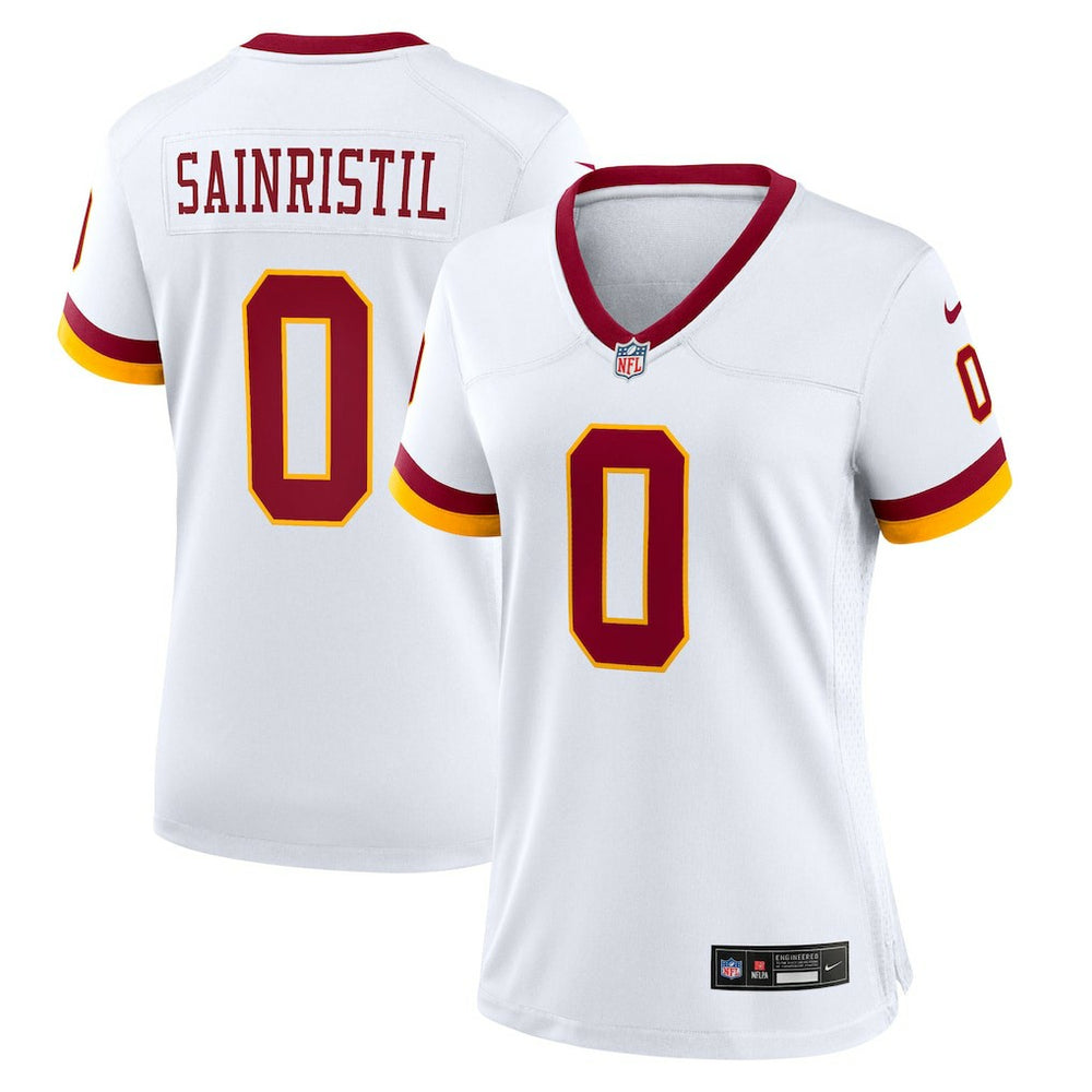 Mike Sainristil Washington Commanders Women's Game Super Bowl Era Jersey - White