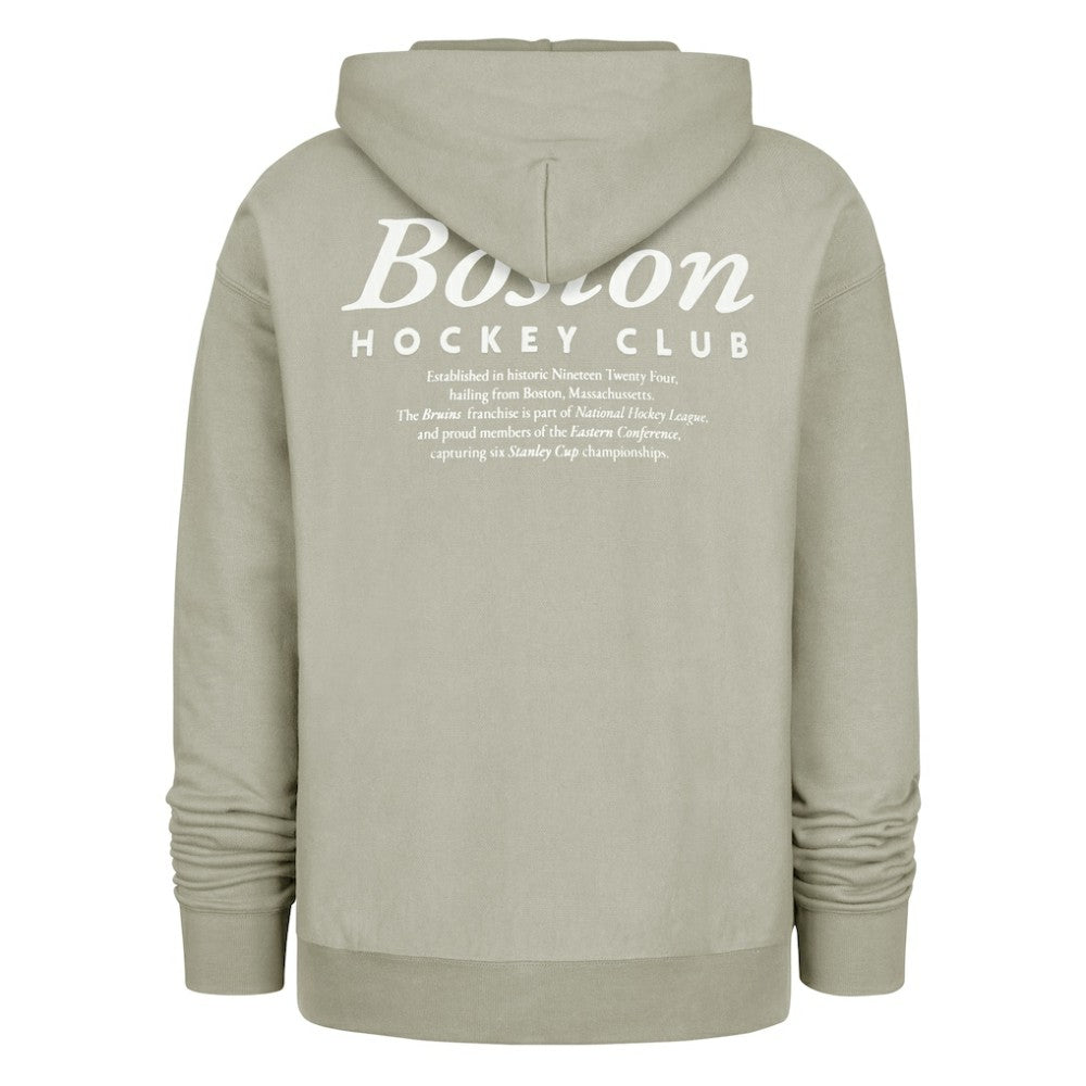 Boston Bruins '47  Foundation Pullover Hoodie Gray