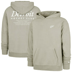Detroit Red Wings '47  Foundation Pullover Hoodie Gray