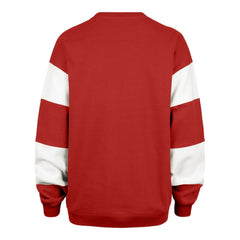 New Jersey Devils '47 Women's Eephus Barred Pullover Sweatshirt Red
