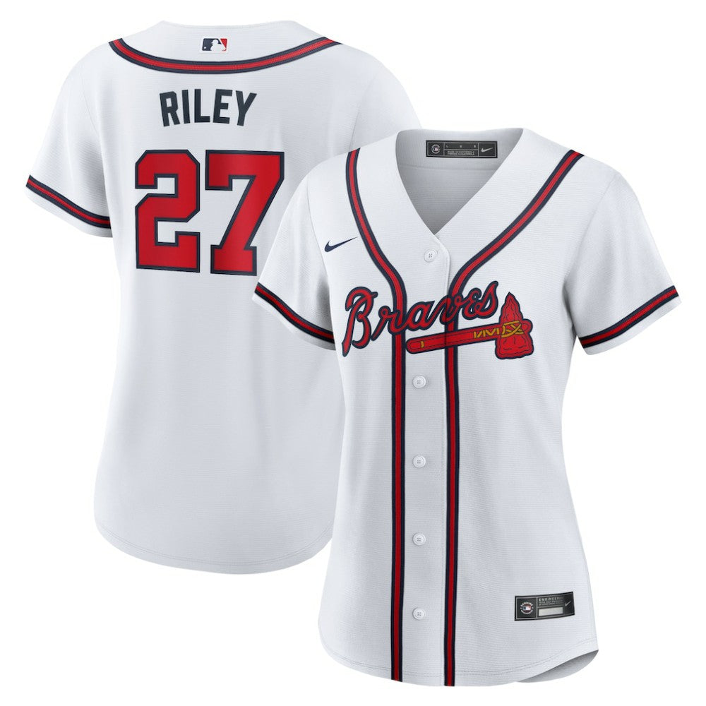 Austin Riley Atlanta Braves Women's Home Replica Jersey White | Nike
