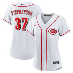 Tyler Stephenson Cincinnati Reds Women's Home Replica Jersey - White