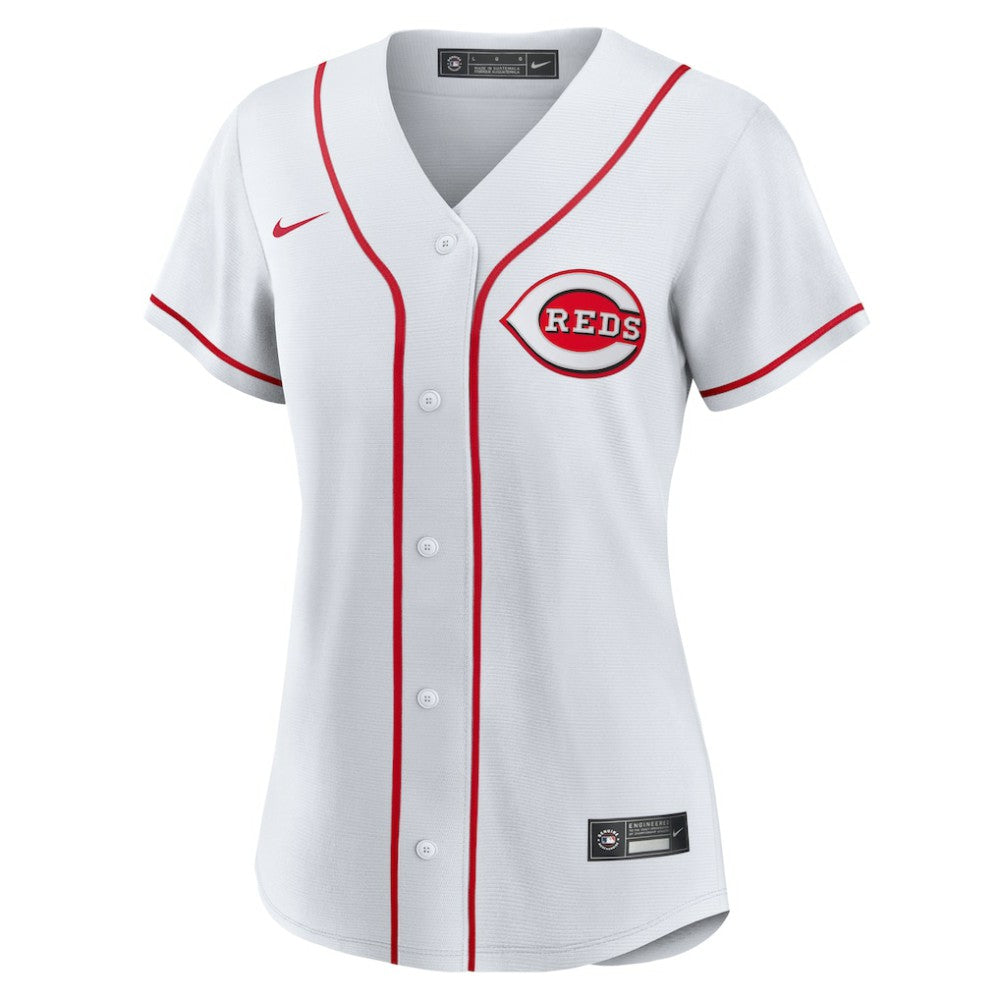 Tyler Stephenson Cincinnati Reds Women's Home Replica Jersey - White