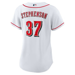 Tyler Stephenson Cincinnati Reds Women's Home Replica Jersey - White