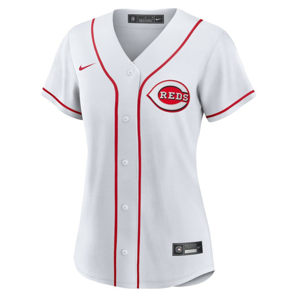 Hunter Greene Cincinnati Reds Women's Home Replica Jersey White | Nike