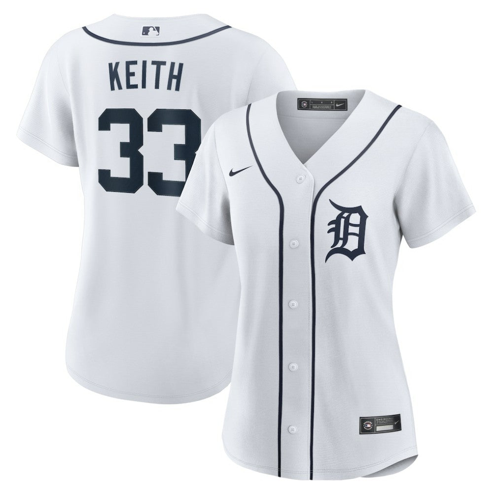 Colt Keith Detroit Tigers Women's Home Replica Jersey White | Nike