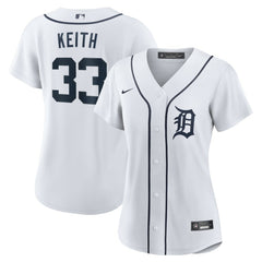 Colt Keith Detroit Tigers Women's Home Replica Jersey White | Nike
