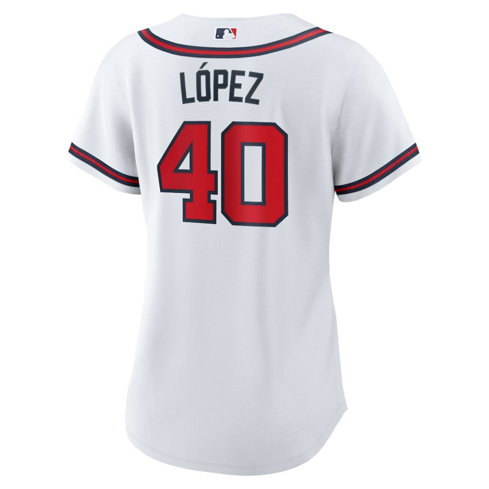 Reynaldo Lopez Atlanta Braves Women's Home Replica Jersey White | Nike