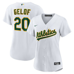 Zack Gelof Athletics Women's Home Replica Jersey - White