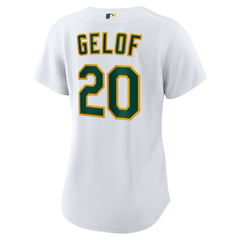 Zack Gelof Athletics Women's Home Replica Jersey - White