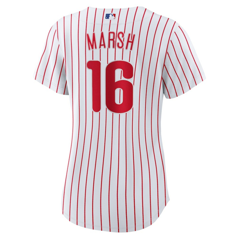 Brandon Marsh Philadelphia Phillies Women's Home Replica Jersey White | Nike