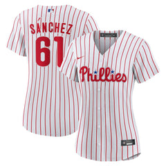 Cristopher Sanchez Philadelphia Phillies Women's Home Replica Jersey White | Nike