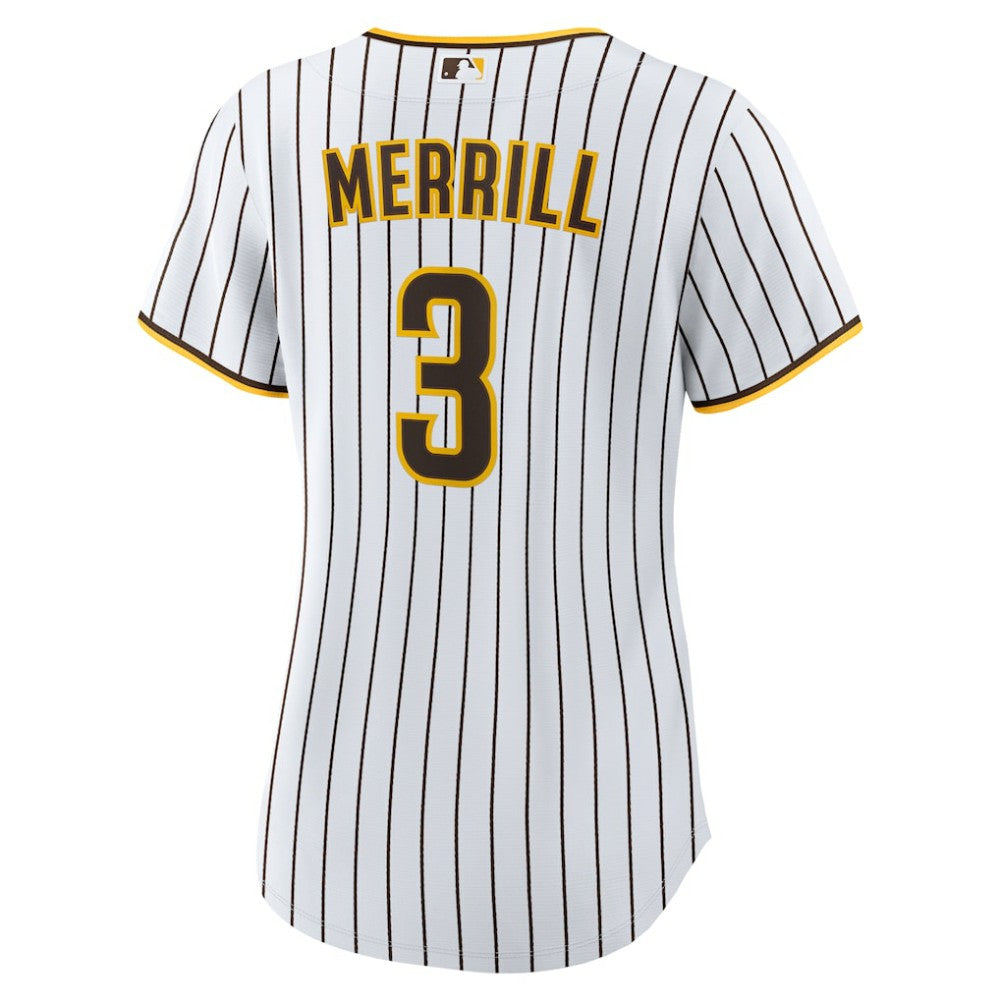 Jackson Merrill San Diego Padres Women's Home Replica Jersey White | Nike