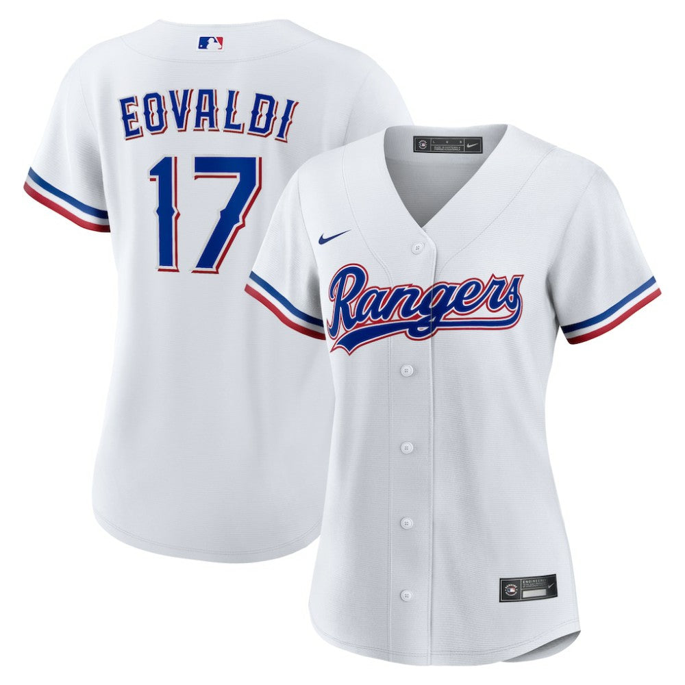 Nathan Eovaldi Texas Rangers Women's Home Replica Jersey White | Nike