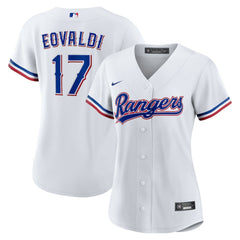 Nathan Eovaldi Texas Rangers Women's Home Replica Jersey White | Nike