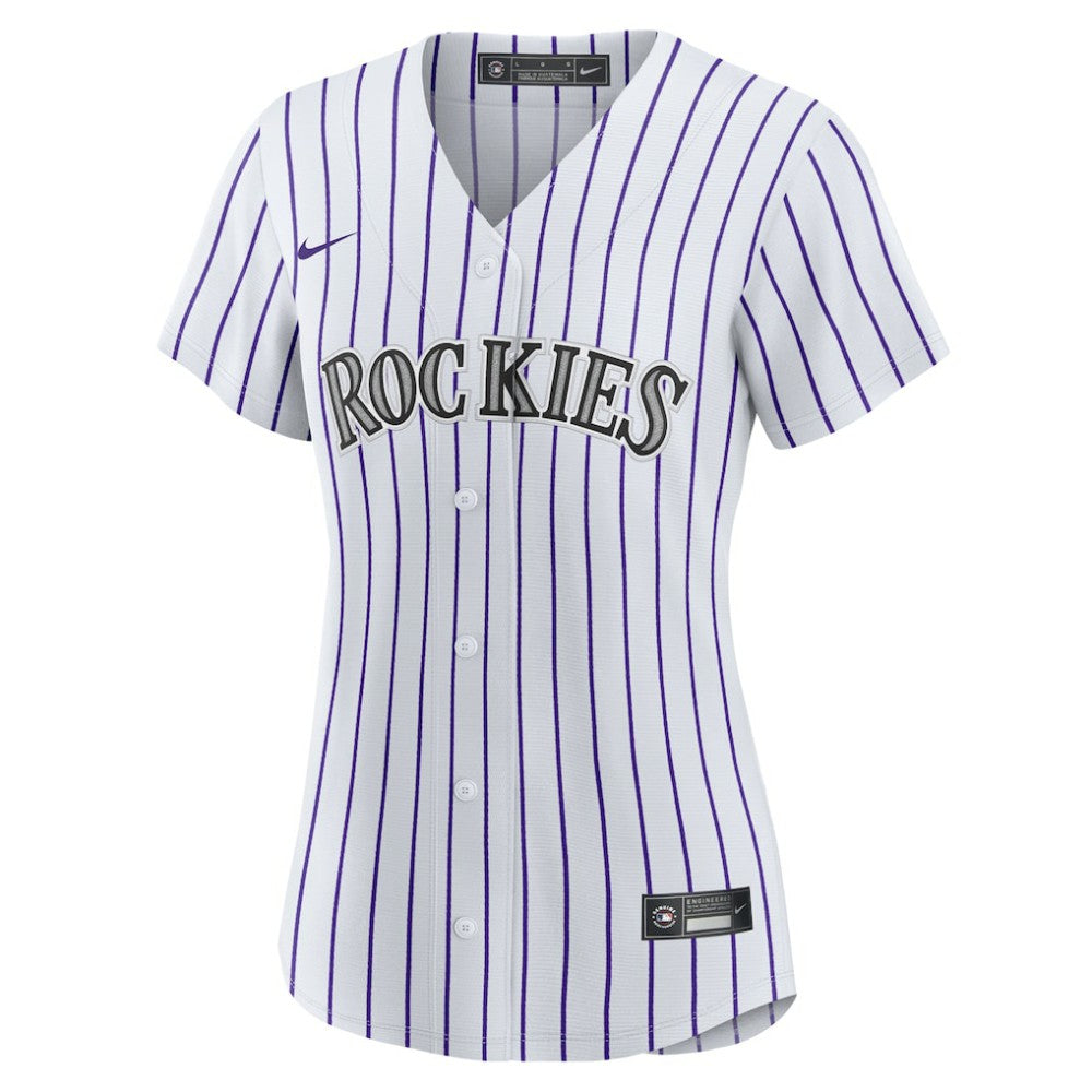 Ezequiel Tovar Colorado Rockies Women's Home Replica Jersey White | Nike