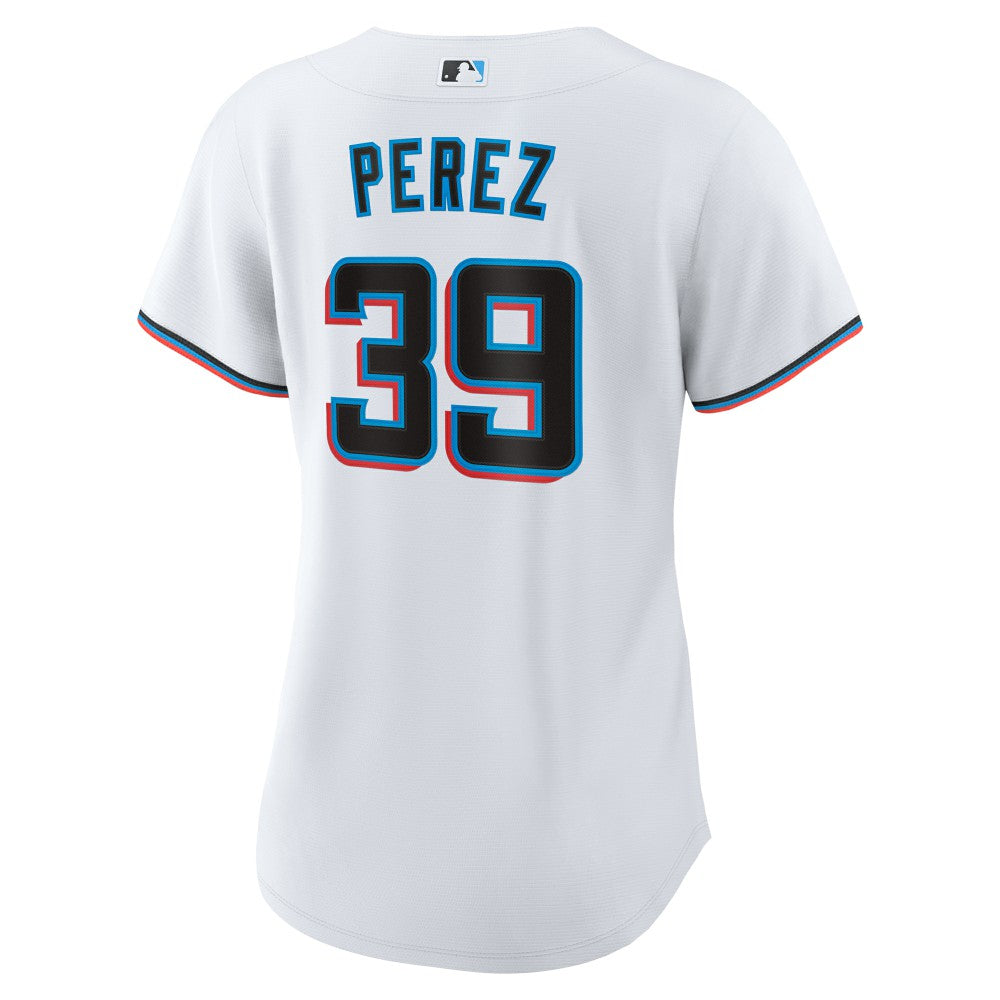 Eury Perez Miami Marlins Women's Home Replica Jersey White | Nike