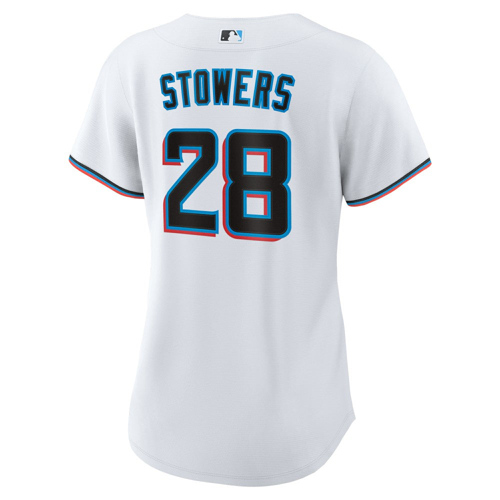 Kyle Stowers Miami Marlins Women's Home Replica Jersey White | Nike