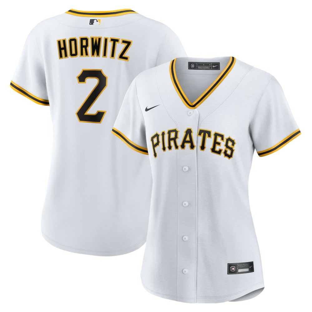 Spencer Horwitz Pittsburgh Pirates Women's Home Replica Jersey White | Nike