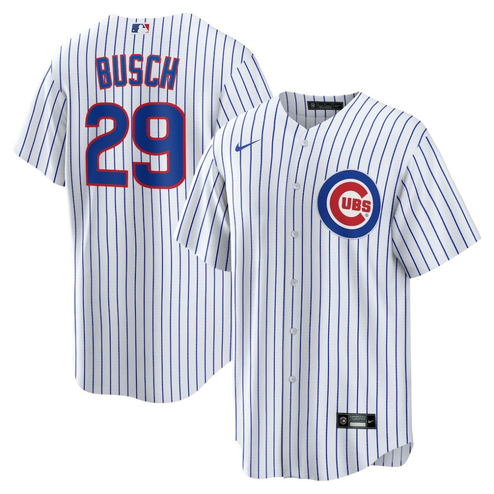 Michael Busch Chicago Cubs Home Replica Jersey White | Nike