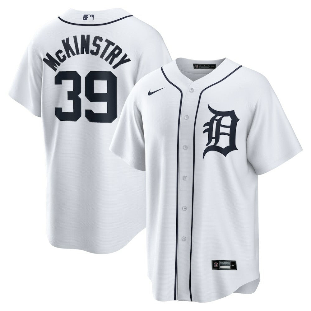 Zach McKinstry Detroit Tigers Home Replica Jersey White | Nike