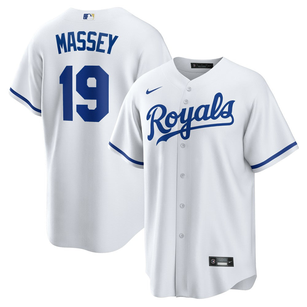 Michael Massey Kansas City Royals Home Replica Jersey White | Nike