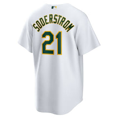 Tyler Soderstrom Athletics Home Replica Jersey - White