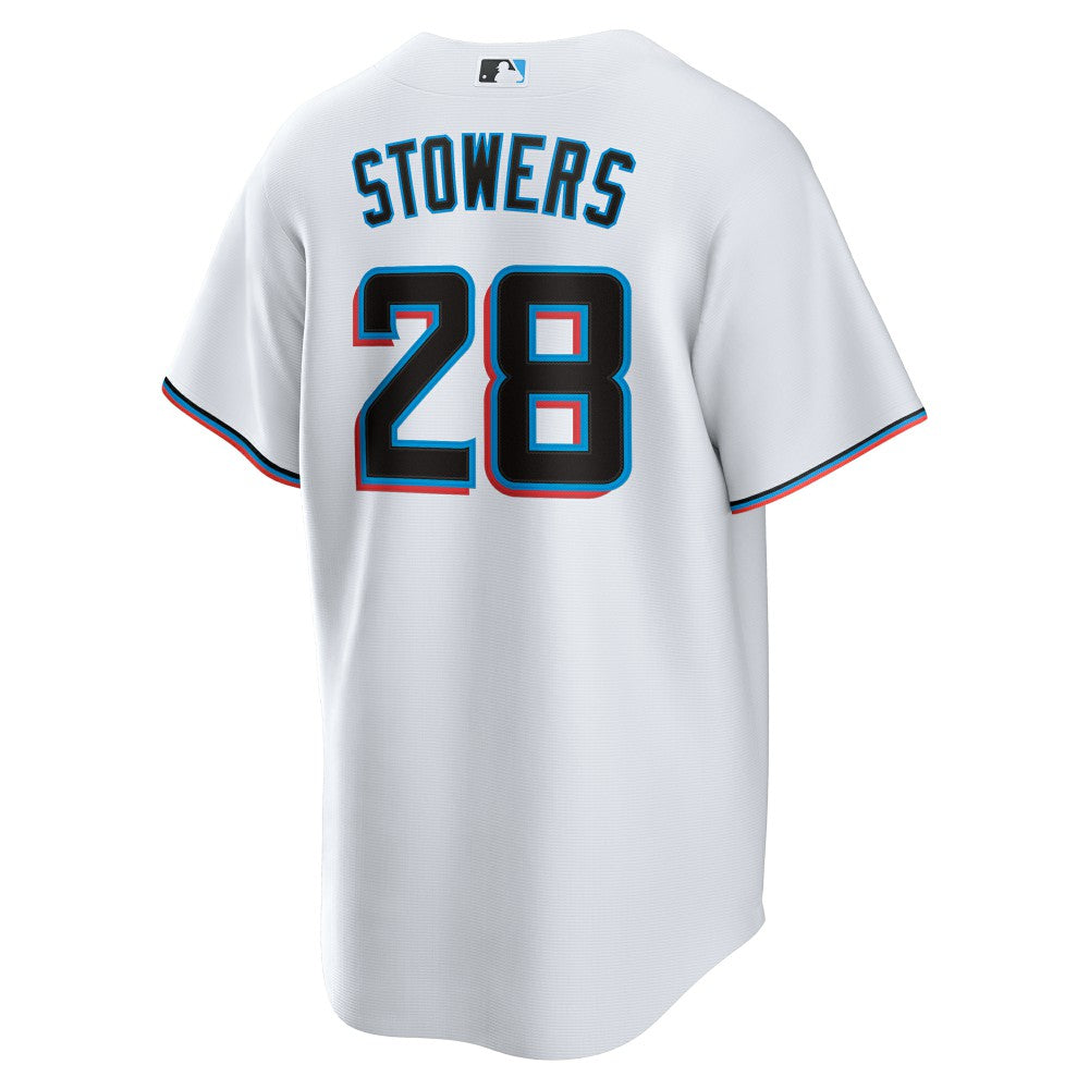 Kyle Stowers Miami Marlins Home Replica Jersey White | Nike