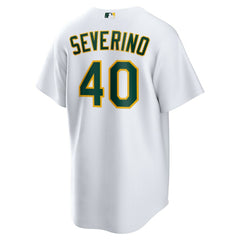 Luis Severino Athletics Home Replica Jersey - White