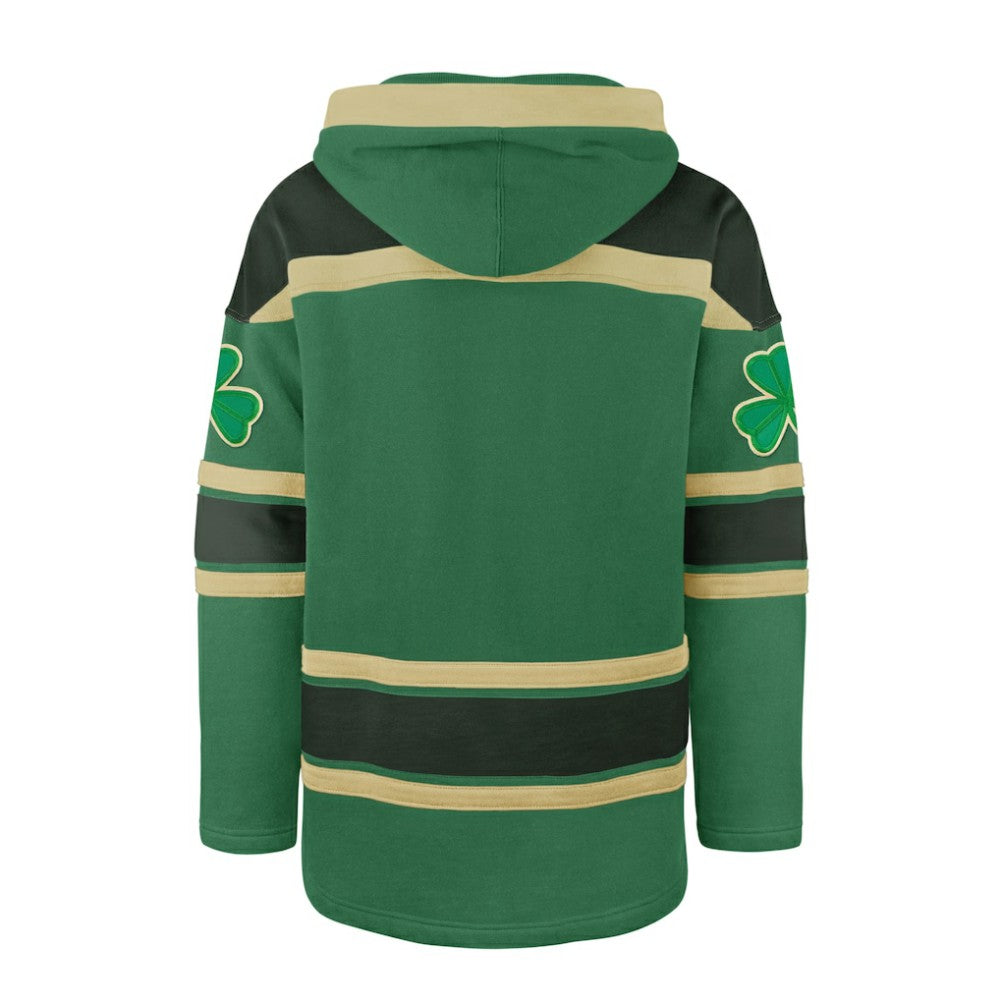 New York Rangers '47 St. Patrick's Day McLucky Superior Lacer Pullover Hoodie Kelly Green