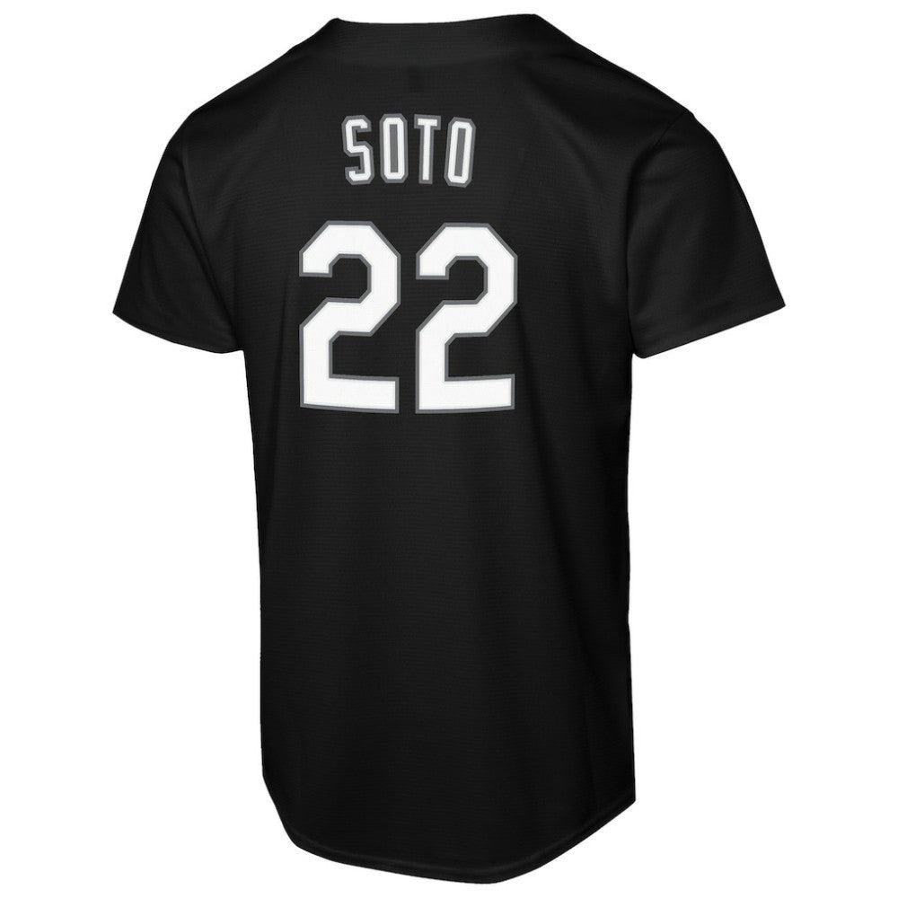 Juan Soto New York Mets  Youth Replica Fashion Jersey Black | Nike