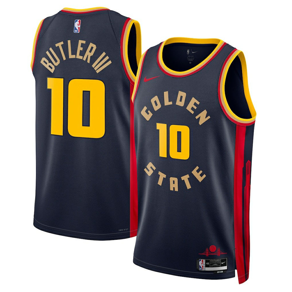 Jimmy Butler Golden State Warriors Unisex Swingman Jersey sale - City Editi- Navy