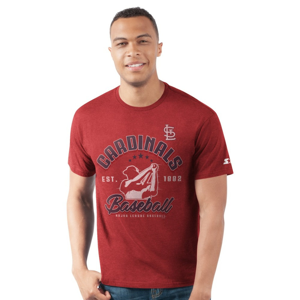 St. Louis Cardinals Starter Prime Time Batter T-Shirt Red