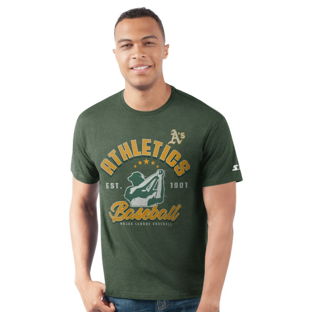 Athletics Starter Prime Time Batter T-Shirt Green