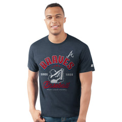 Atlanta Braves Starter Prime Time Batter T-Shirt Navy