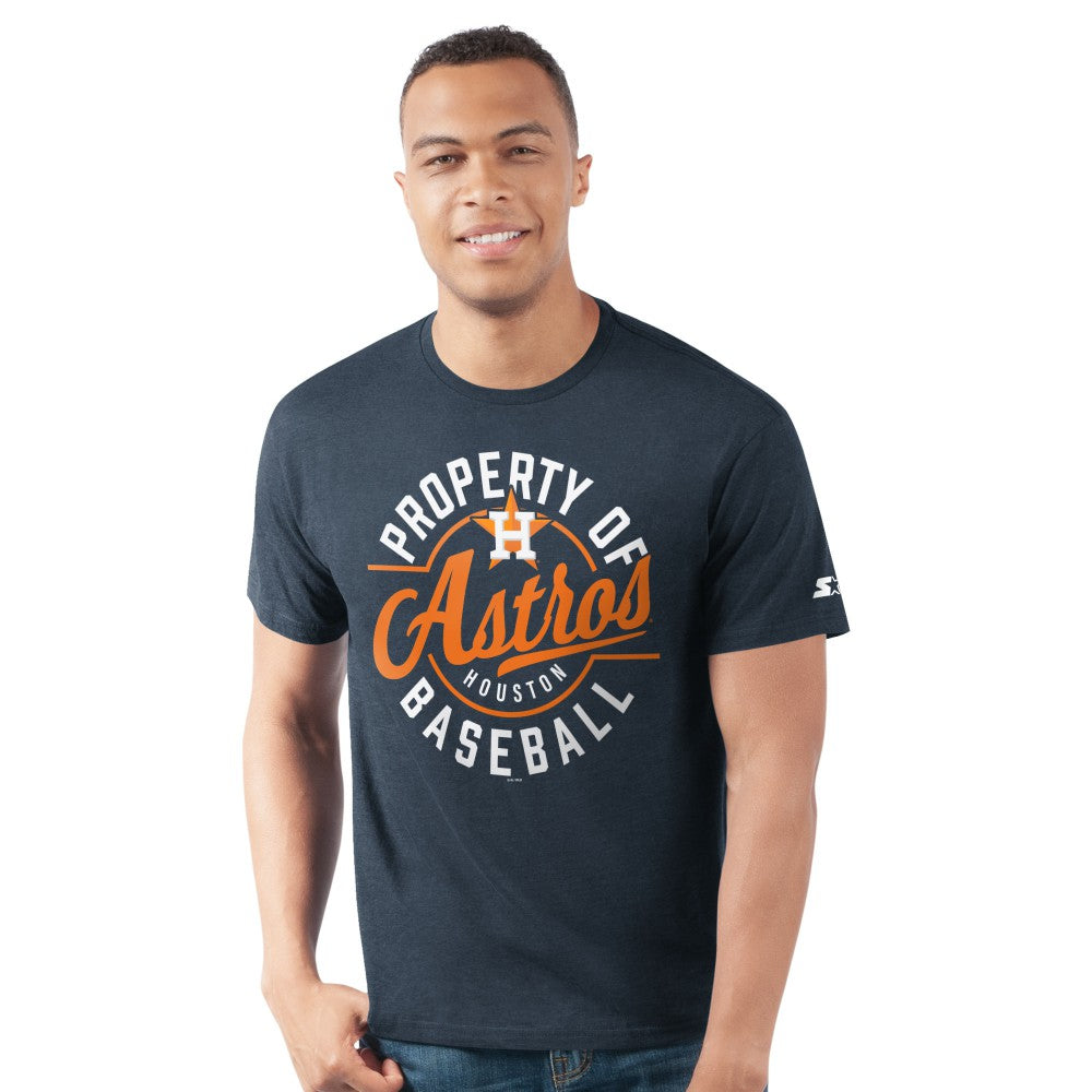 Houston Astros Starter Prime Time Property Of T-Shirt Navy