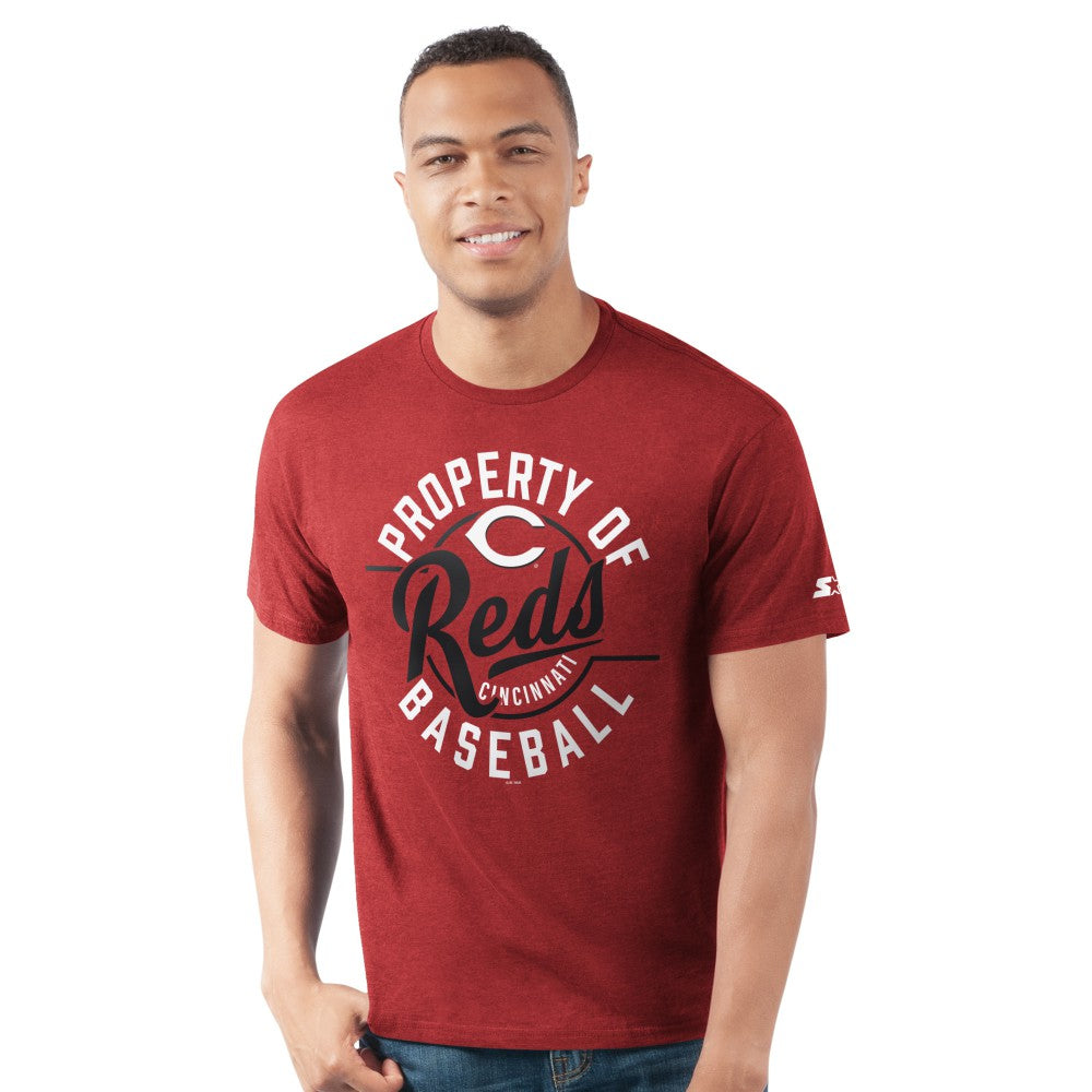 Cincinnati Reds Starter Prime Time Property Of T-Shirt Red