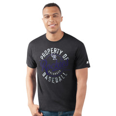 Colorado Rockies Starter Prime Time Property Of T-Shirt Black
