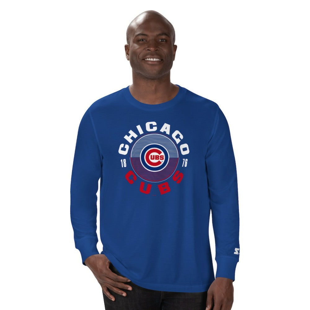 Chicago Cubs Starter Halftime Long Sleeve T-Shirt Royal