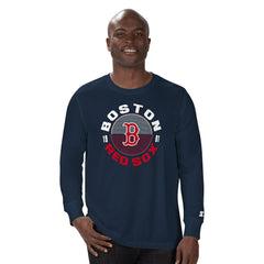 Boston Red Sox Starter Halftime Long Sleeve T-Shirt Navy