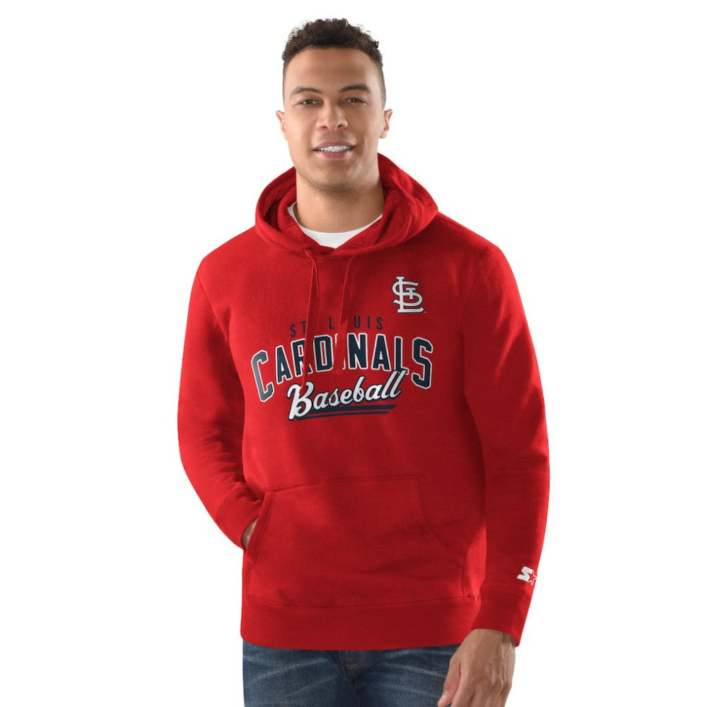 St. Louis Cardinals Starter Classic Pullover Hoodie Red