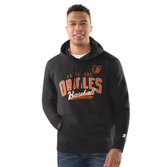 Baltimore Orioles Starter Classic Pullover Hoodie Black